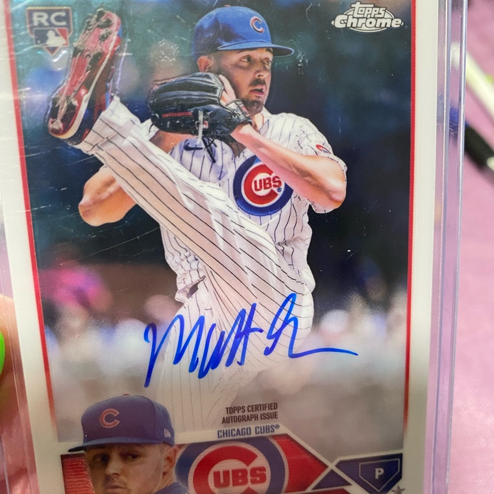 Autographed Baseball Card